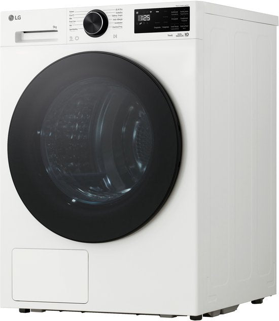LG warmtepompdroger RHX5009TWB - 9 kg - Wit