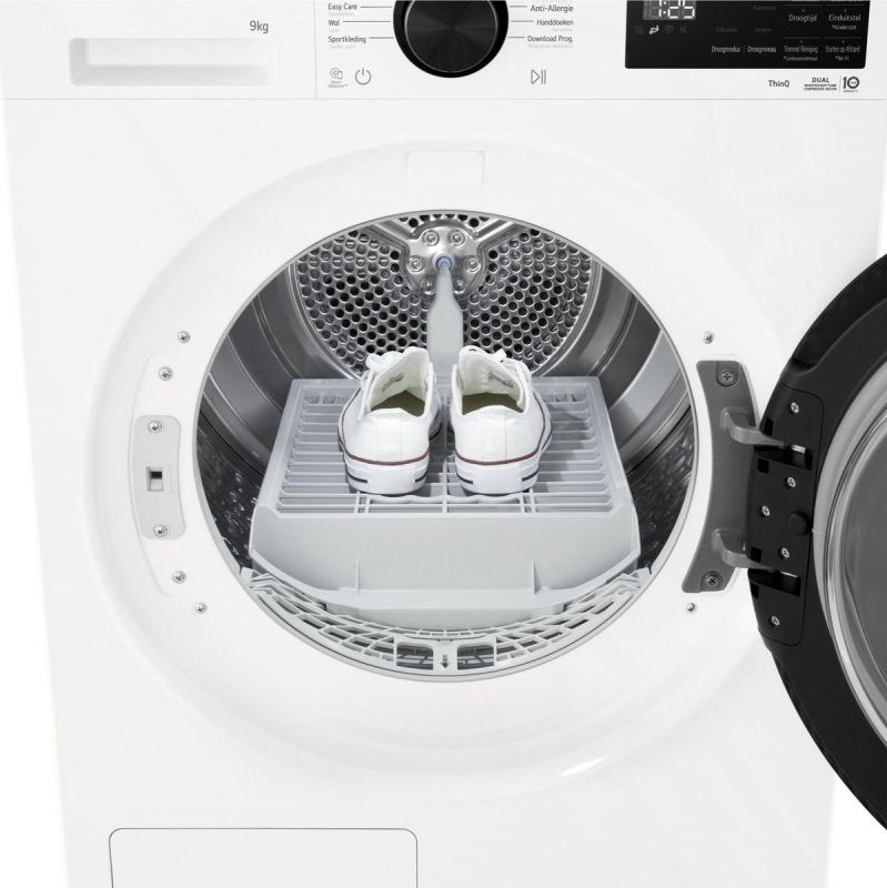 LG warmtepompdroger RHX5009TWB - 9 kg - Wit