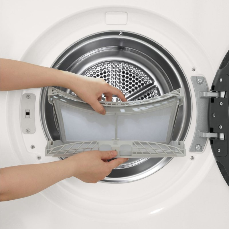 LG warmtepompdroger RHX5009TWB - 9 kg - Wit