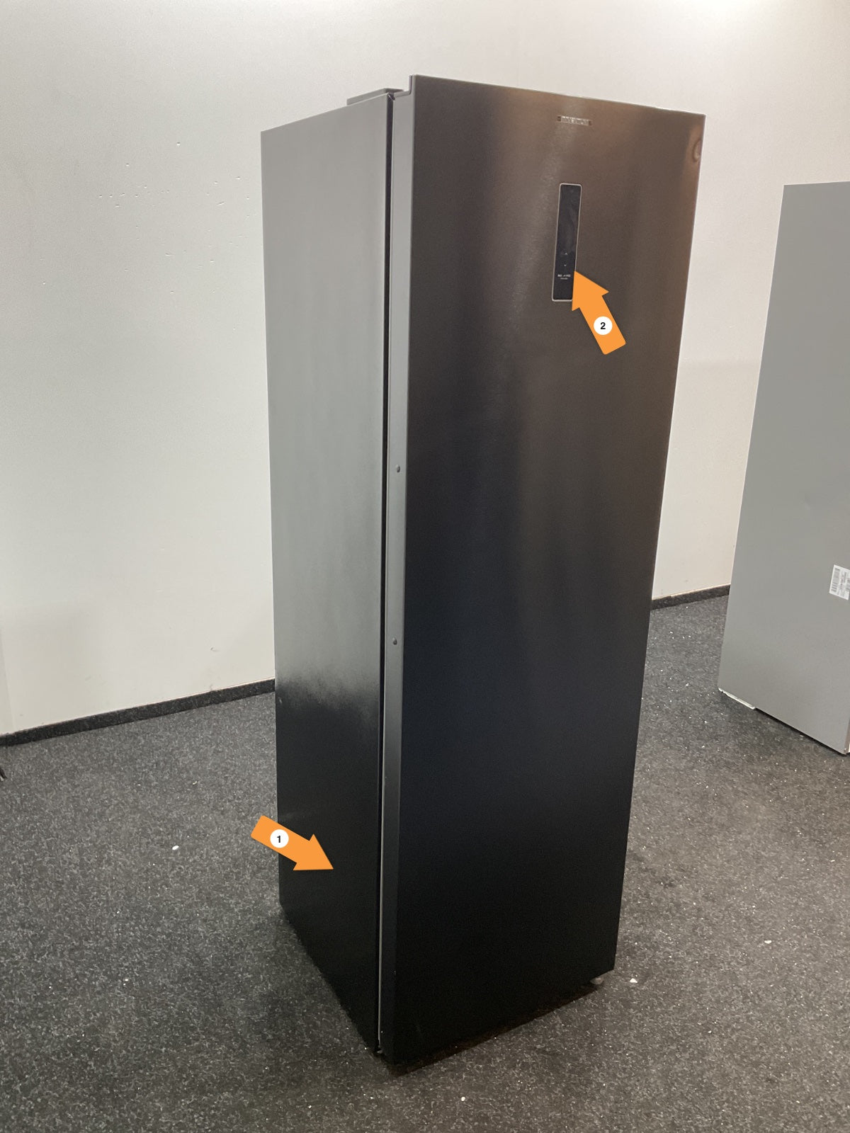 Inventum vrieskast VR1850B - vrijstaand - zwart