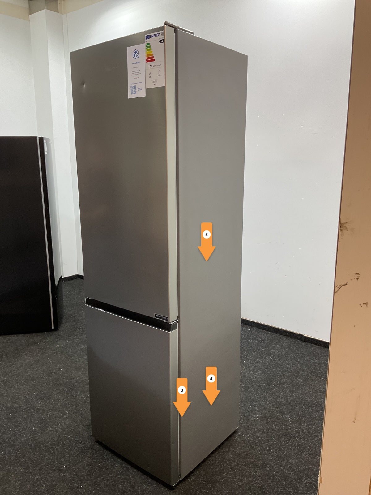Hisense koelkast RB440N4ACA - RVS
