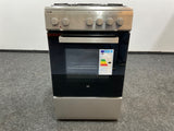 ETNA Gas/elektro fornuis FGV350RVS - 50 cm - RVS
