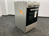 ETNA Gas/elektro fornuis FGV350RVS - 50 cm - RVS