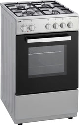 ETNA Gas/elektro fornuis FGV350RVS - 50 cm - RVS
