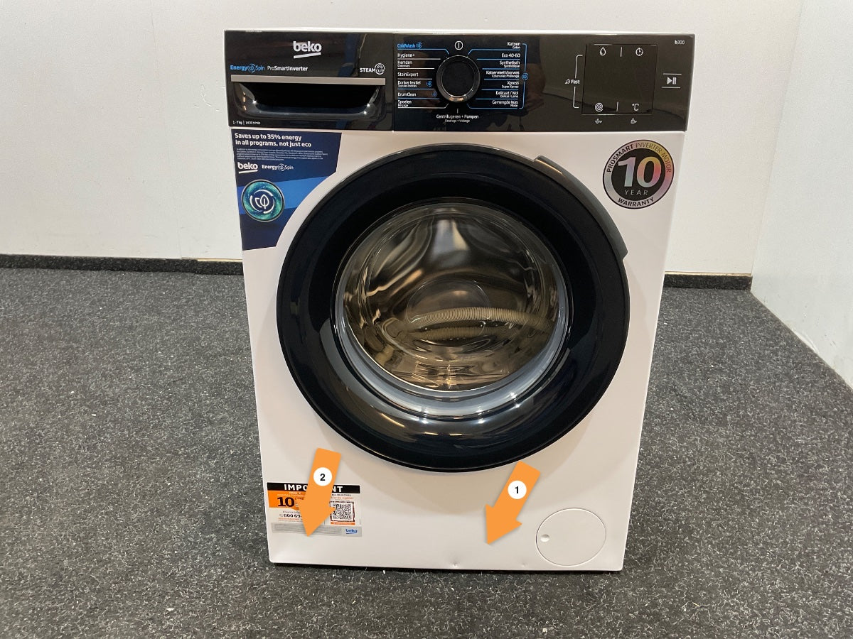 Beko wasmachine BM3WFU3741B1 - EnergySpin - 7 kg 