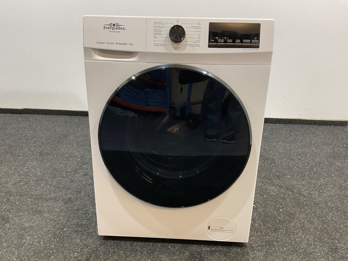 Everglades wasmachine EVWM91401AW - Stoomfunctie