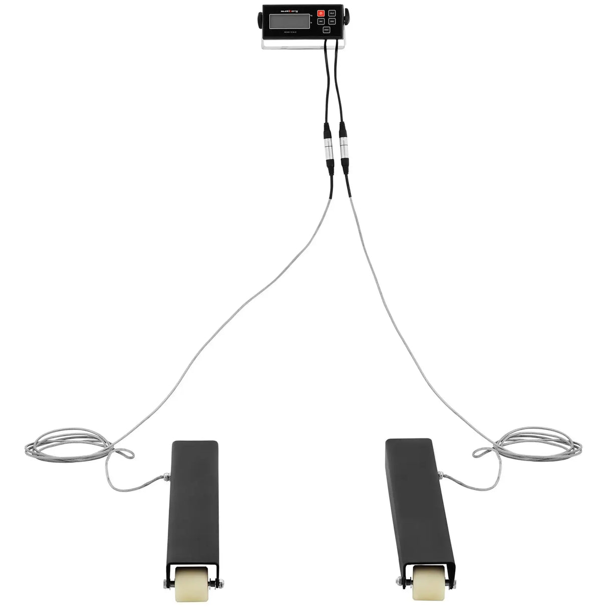 Weegbalk - 5000 kg / 1 kg - 100 x 10 cm - extern LCD