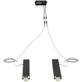 Weegbalk - 5000 kg / 1 kg - 100 x 10 cm - extern LCD