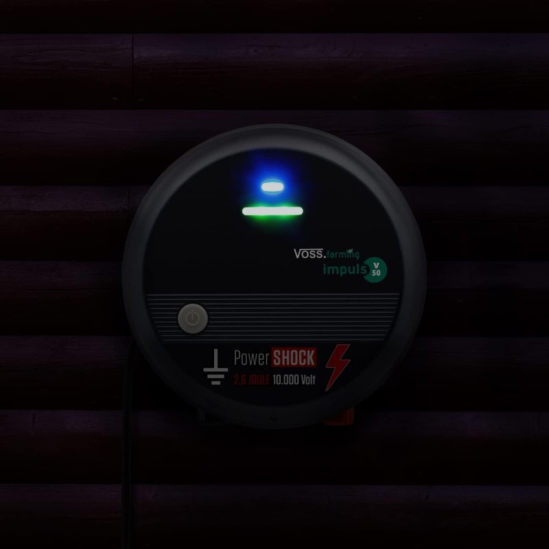 VOSS.farming "Impuls V50" 230V netstroom schrikdraadapparaat, 2.6 joule, 10.000 volt, weideklok