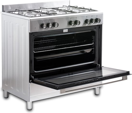 Everglades gasfornuis EVCK9011 - RVS - 90 cm