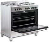 Everglades gasfornuis EVCK9011 - RVS - 90 cm