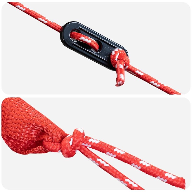 vidaXL Opvouwbare Zwembadkoepel Handmatig - Grijs/Oranje - 592 x 590 x 275 cm