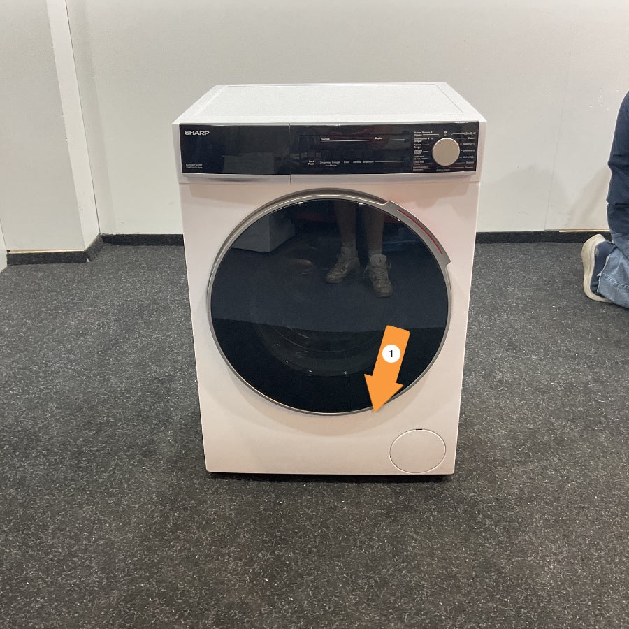 Sharp was-droogcombinatie ESNDB914CWDBX - 9Kg 