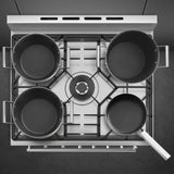 SMEG C7GMXNLK9 - Gasfornuis - 70 cm - RVS