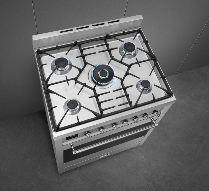 SMEG C7GMXNLK9 - Gasfornuis - 70 cm - RVS
