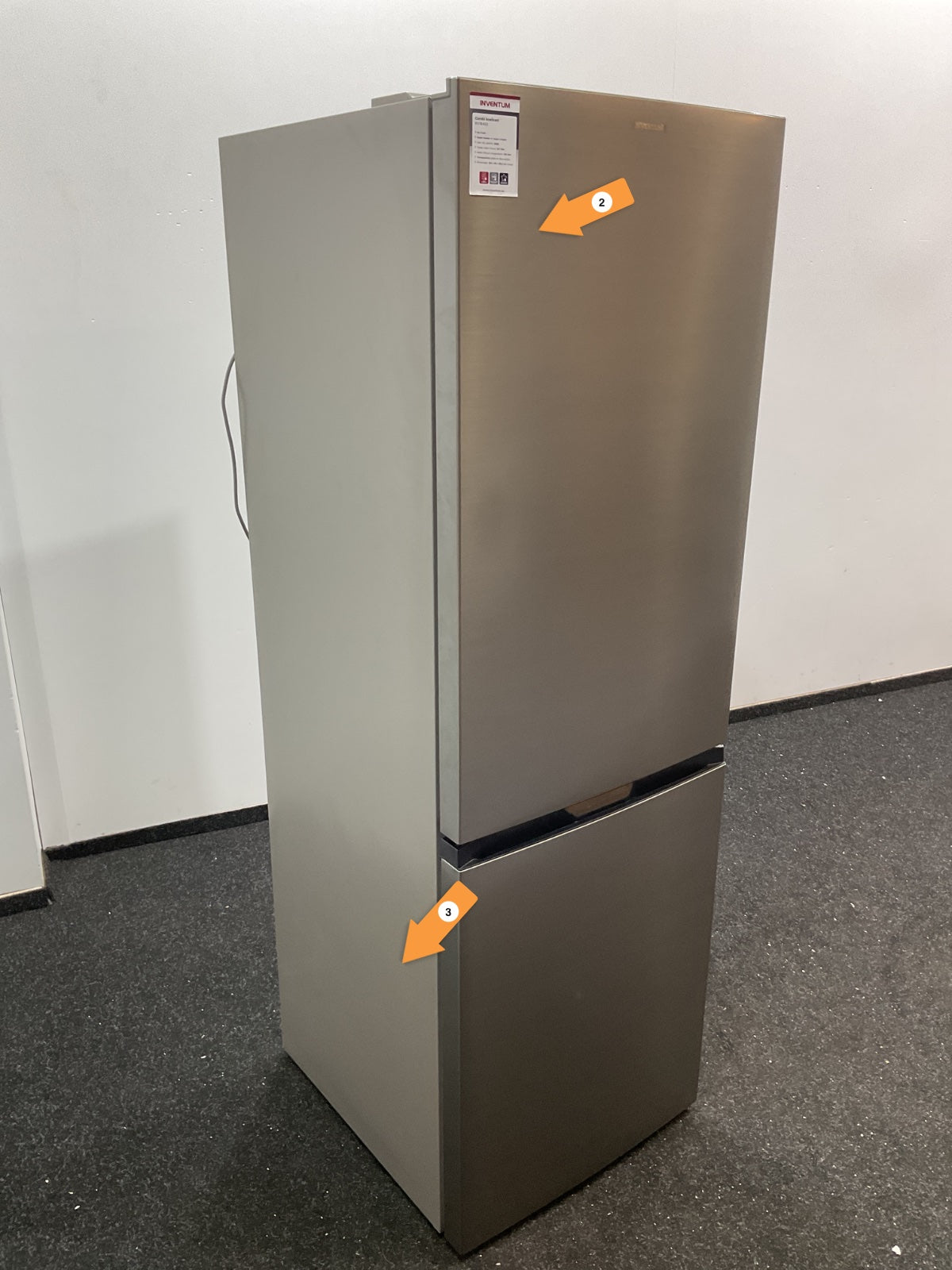 Inventum koelkast KV1840S - No Frost - RVS look