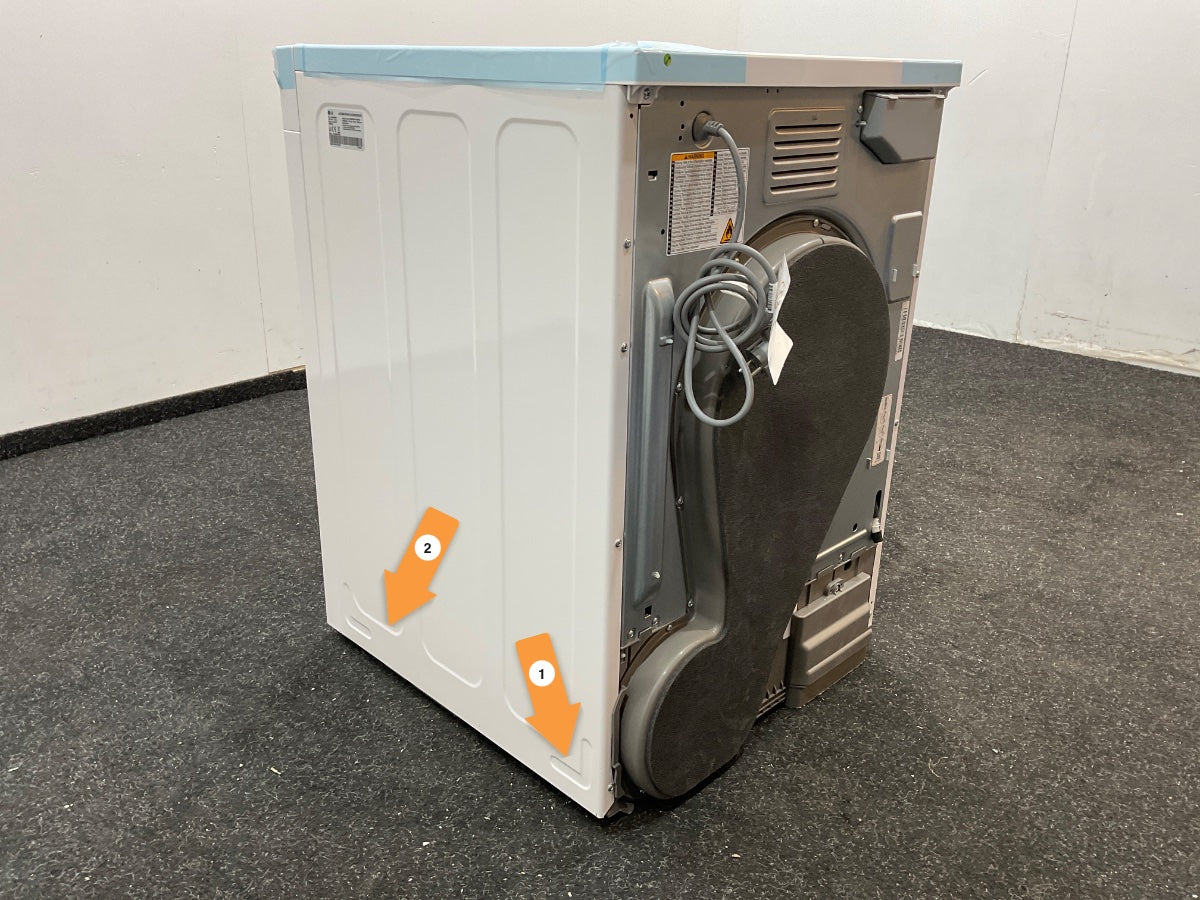 LG warmtepompdroger RHX5009TWB - 9 kg - Wit