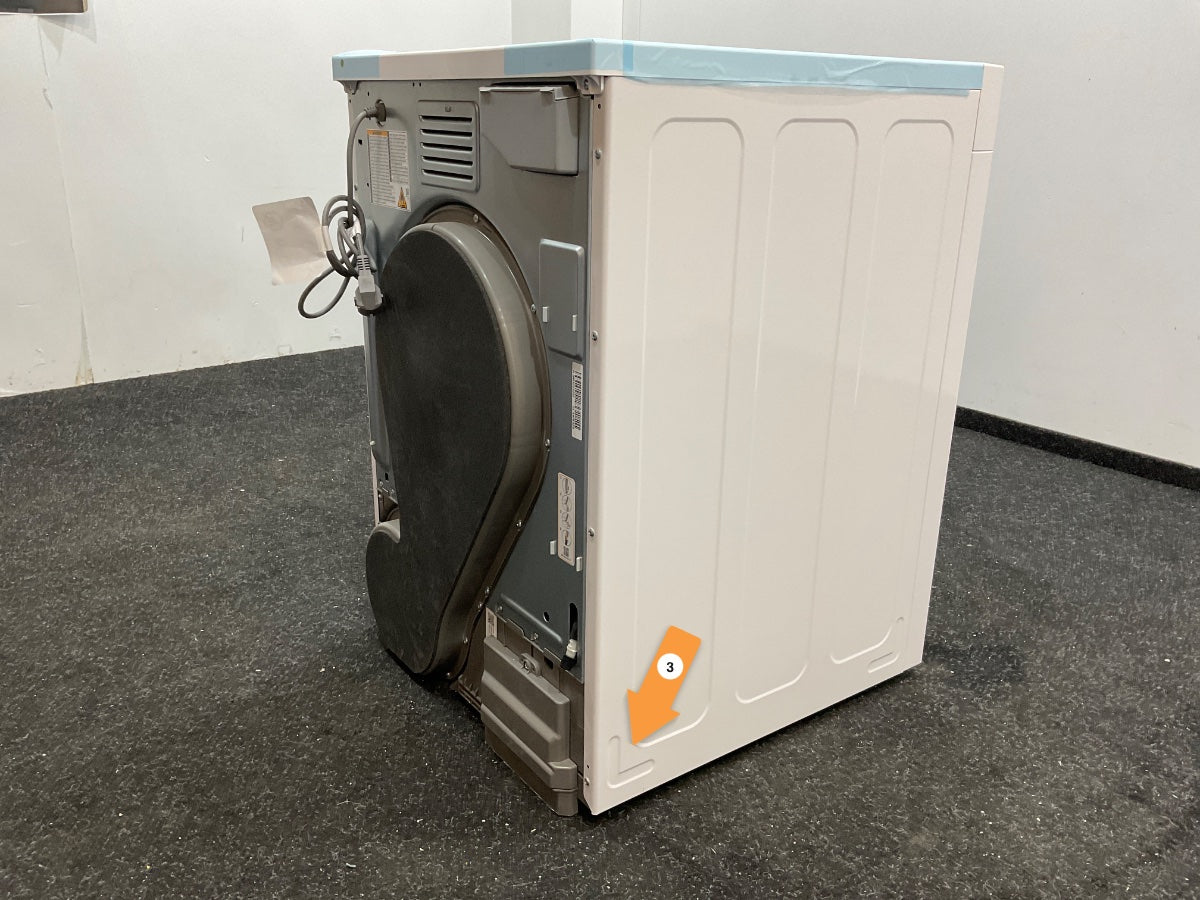 LG warmtepompdroger RHX5009TWB - 9 kg - Wit