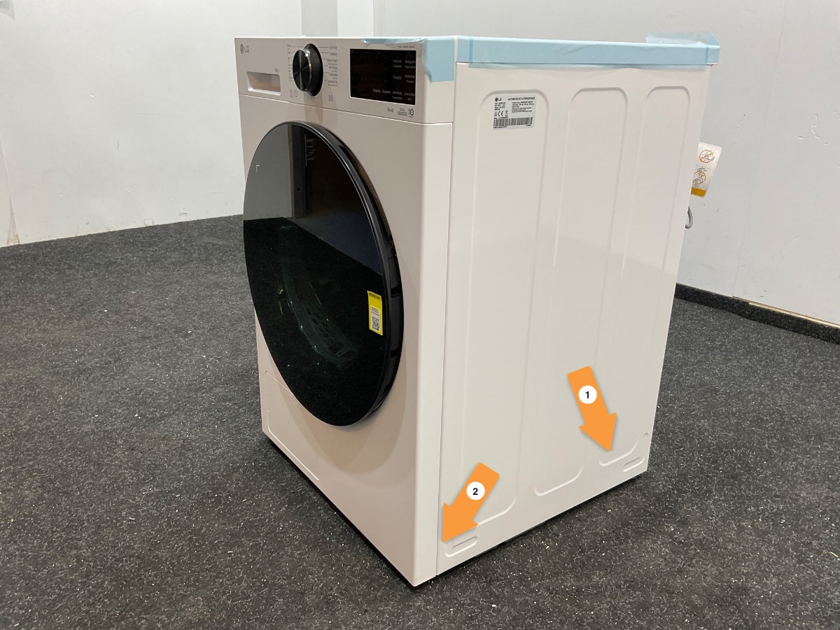 LG warmtepompdroger RHX5009TWB - 9 kg - Wit