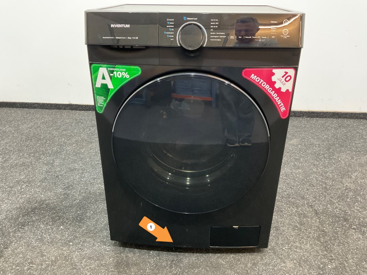 Inventum wasmachine VWM8010B - Zwart