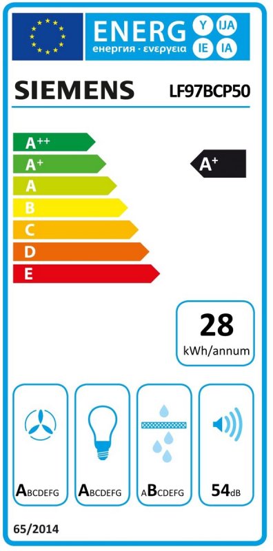 Siemens eilandschouwkap afzuigkap LF97BCP50 - 90 cm
