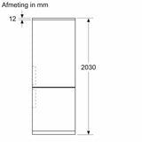 Siemens koelkast KG39N2ICF - iQ300 - RVS
