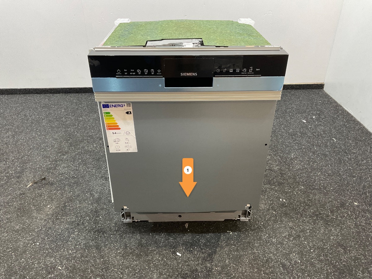 Siemens inbouw semi-geïntegreerde vaatwasser SN53ES22AE 