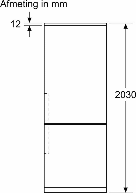 Bosch koelkast KGN492XCF - Serie 4 - Zwart
