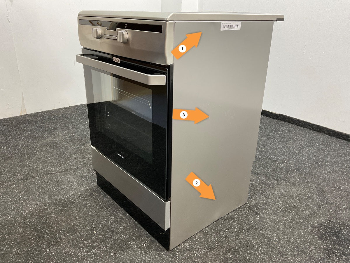 Inventum inductie fornuis VFI6042RVS - RVS/Zwart 