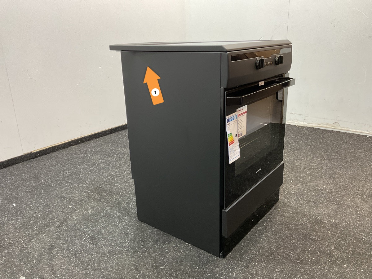 Inventum inductie fornuis VFI6042ZWA - Zwart
