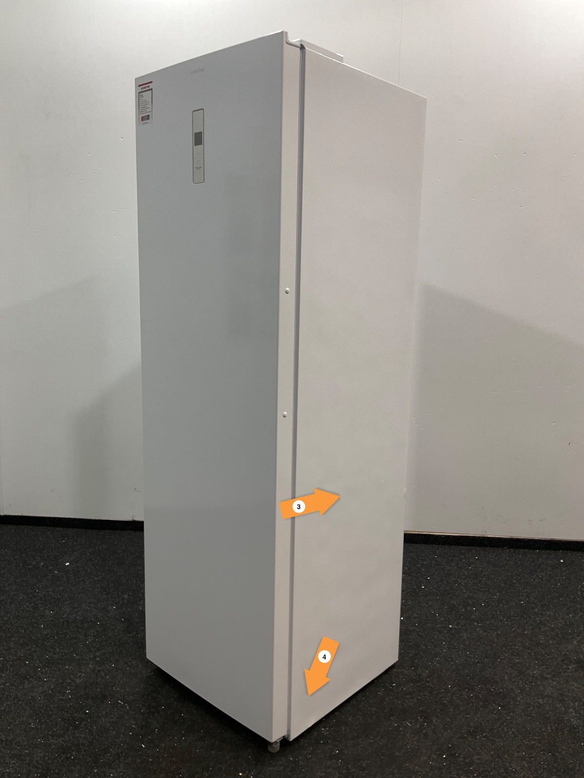 Inventum vrieskast VR1850W - Tot -15°C - Wit