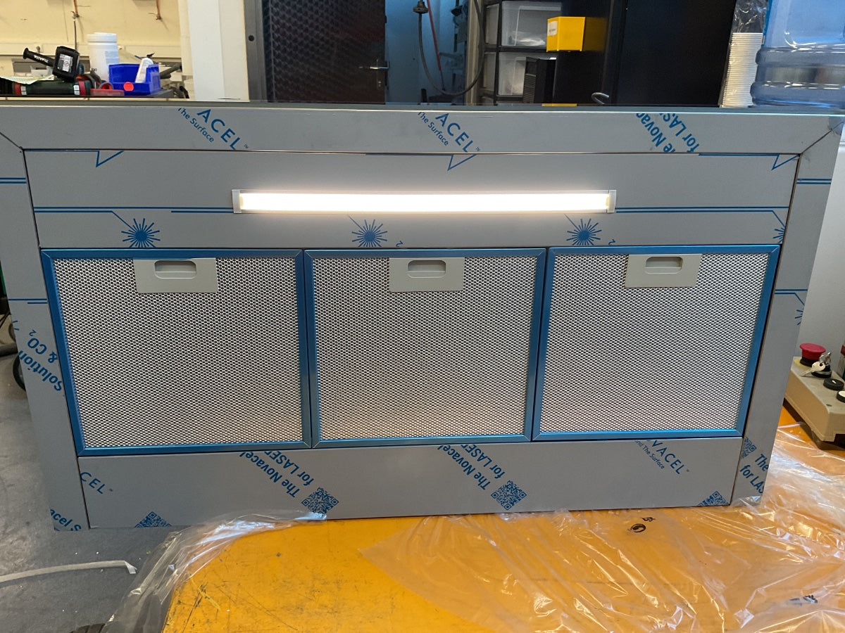 Inventum AKB9015RVS platte wandschouw afzuigkap 90 cm
