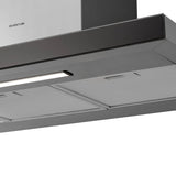 Inventum AKB9015RVS platte wandschouw afzuigkap 90 cm