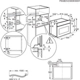 AEG inbouw combi-oven TK8NK72WB - met magnetron 