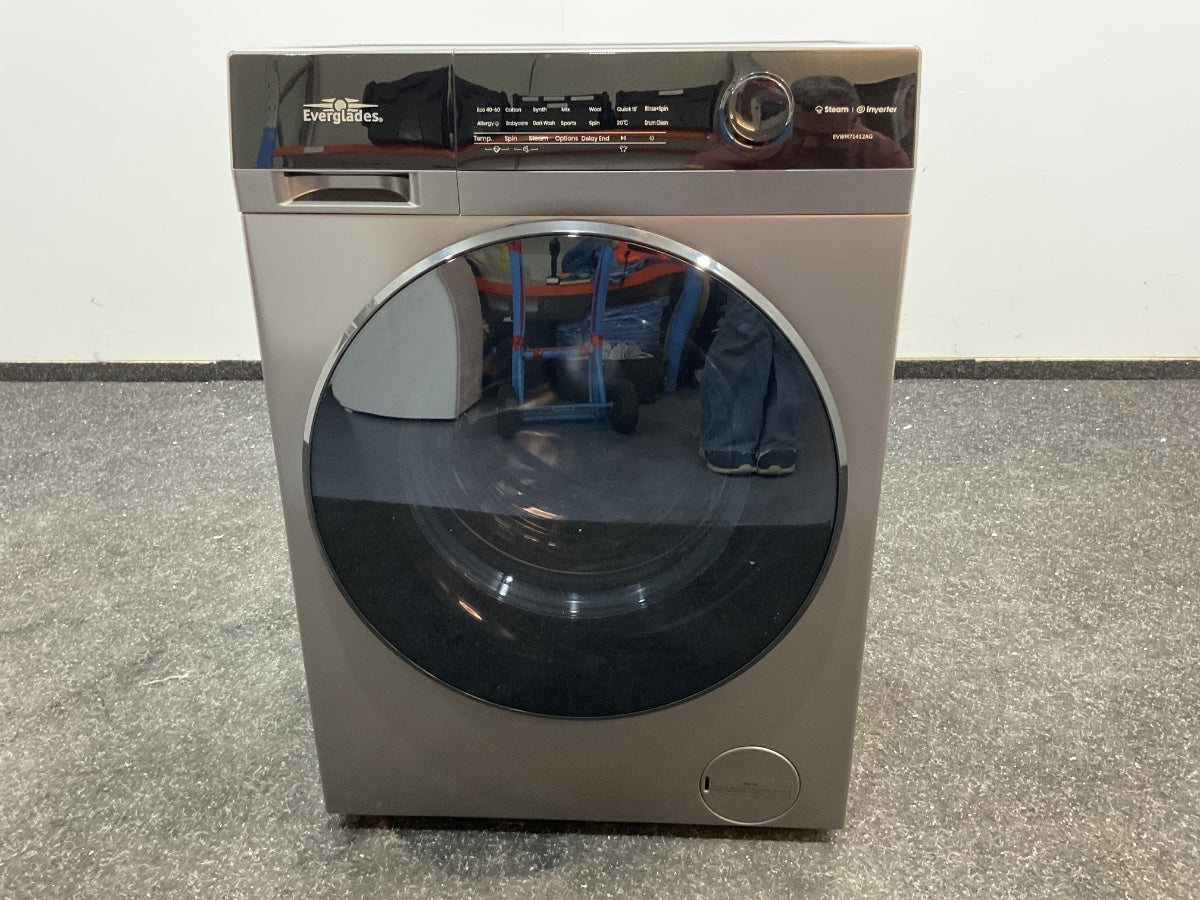 Everglades wasmachine EVWM71412AG - 7kg - Grijs