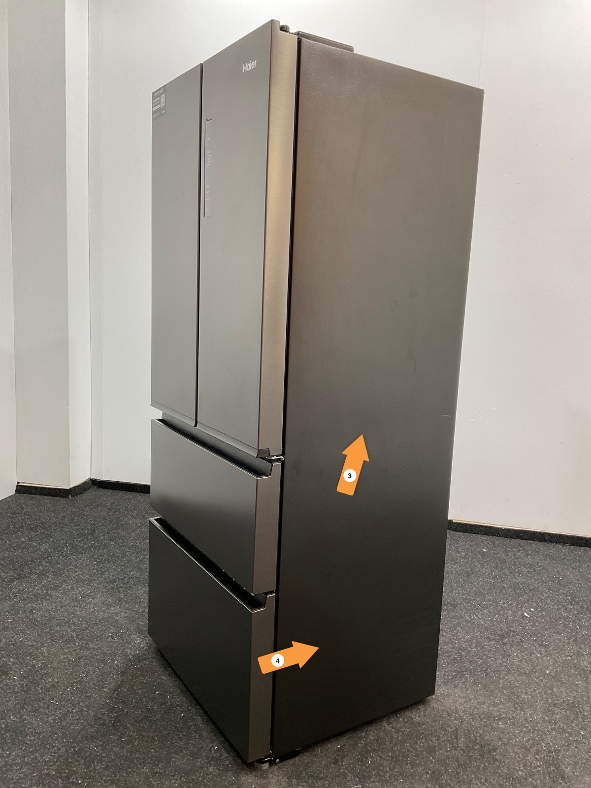 Haier koelkast HFR3718ENMD - 402L - Total No Frost