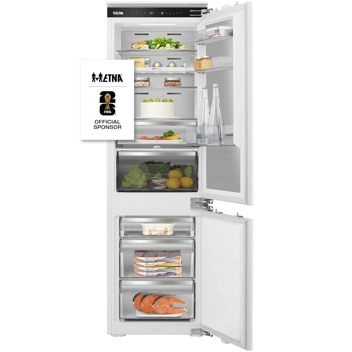ETNA KCD9178CNF - Koel-vriescombinatie - Energielabel C -
