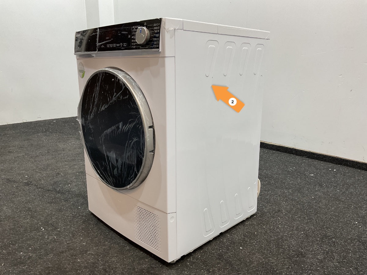 Sharp KDNL2S9W2BE - warmtepomp droger - 12KG 