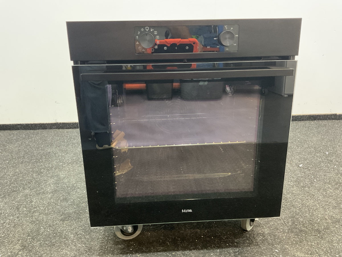 ETNA inbouwoven OM316MZ - Turbo Hetelucht - Matzwart