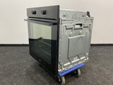ETNA inbouwoven OM316MZ - Turbo Hetelucht - Matzwart