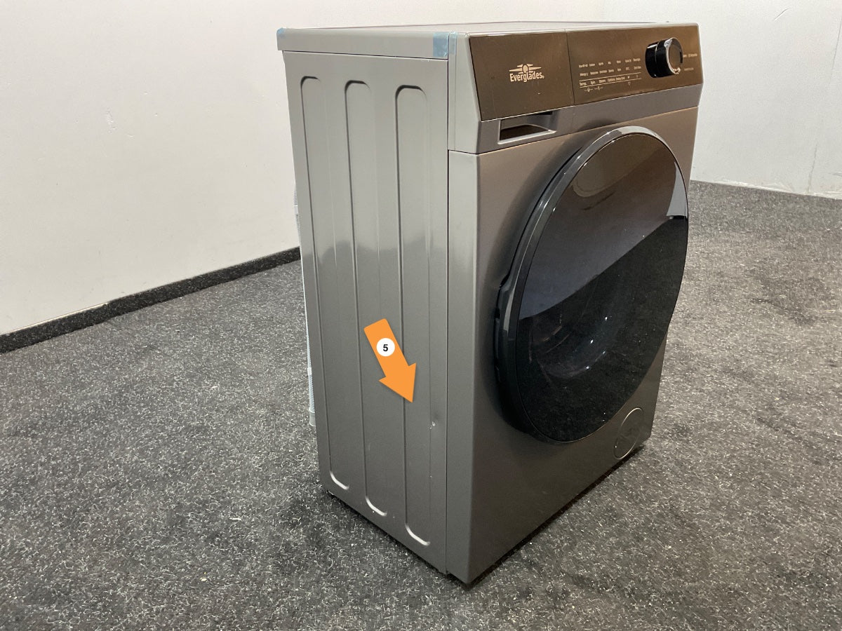 Everglades wasmachine EVWM71412AG - 7kg - Grijs