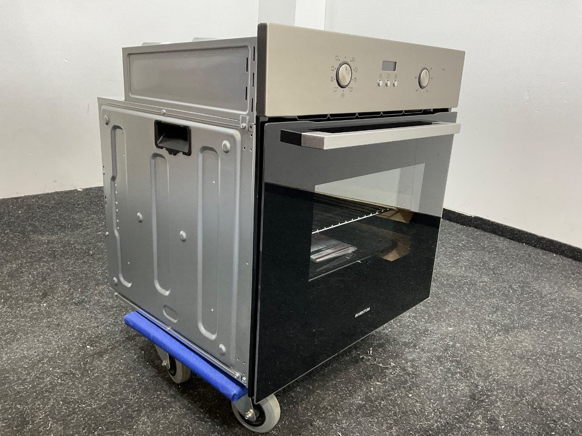 Inventum inbouwoven IOH6070RK - RVS/Zwart