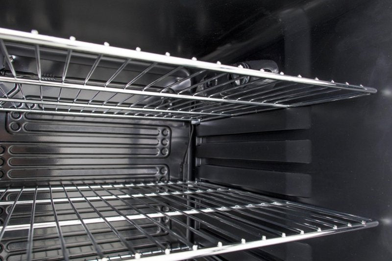 Husky KK110-CNS-NL-HU - Koeler - Met Glazen Deur - 130 Liter - 40dB - Zwart