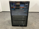 Husky KK110-CNS-NL-HU - Koeler - Met Glazen Deur - 130 Liter - 40dB - Zwart