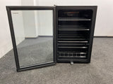 Husky KK110-CNS-NL-HU - Koeler - Met Glazen Deur - 130 Liter - 40dB - Zwart