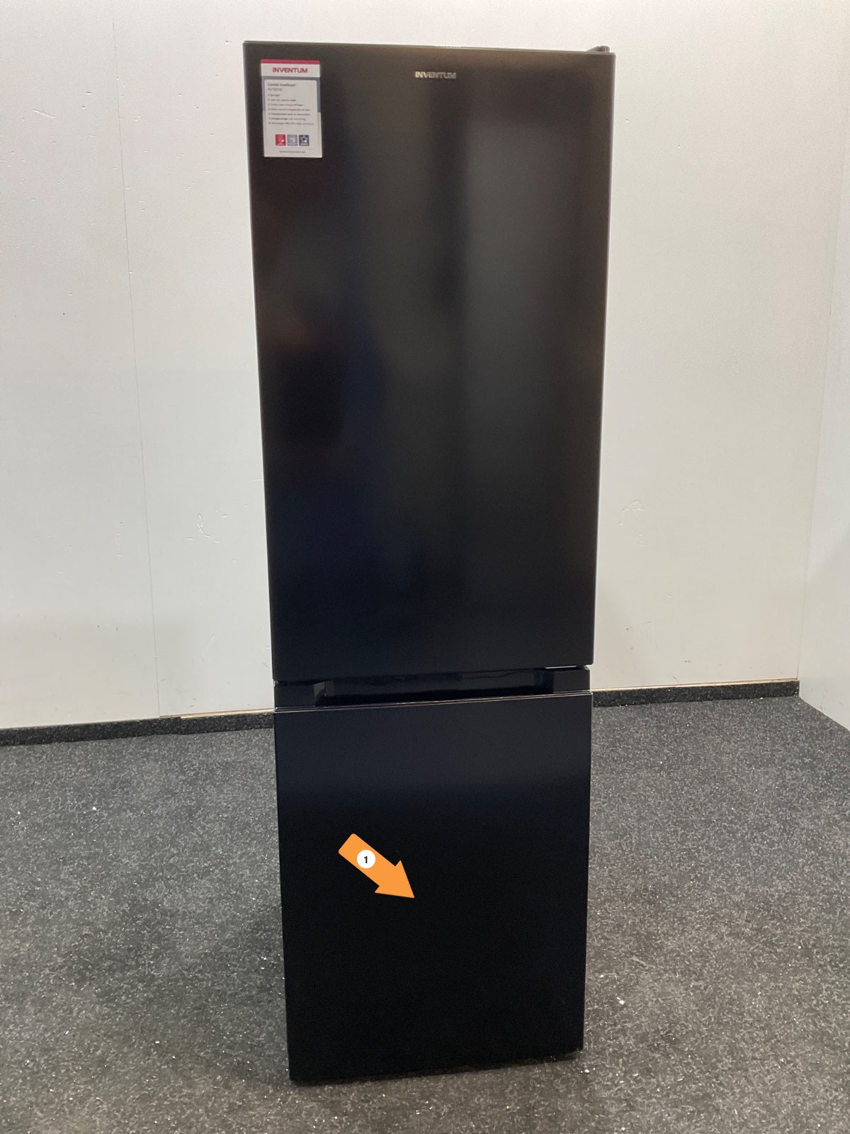 Inventum koelkast KV1501B - Vrijstaand - Zwart