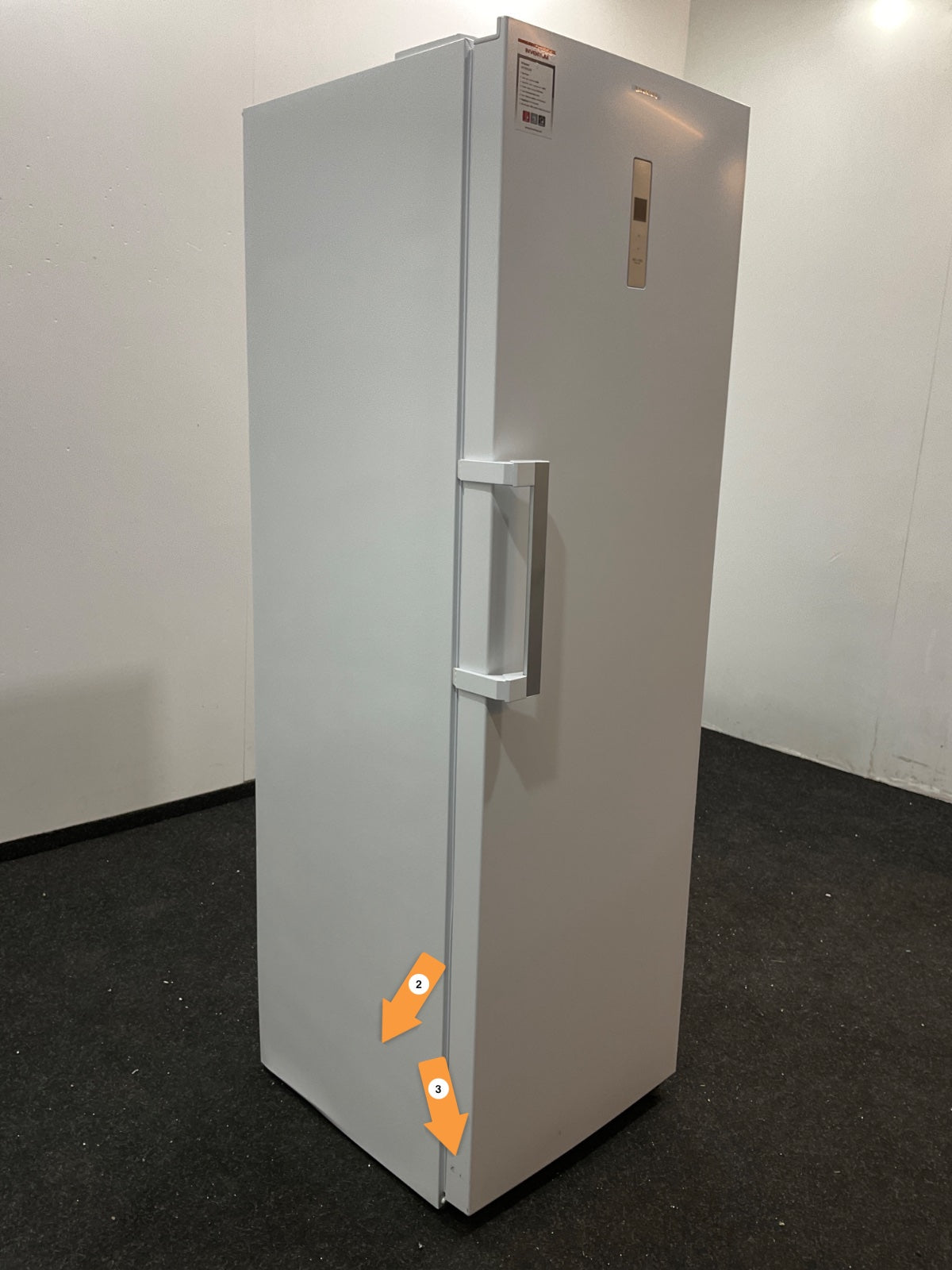 Inventum vrieskast VR1850W - Tot -15°C - Wit