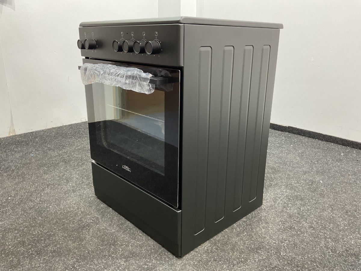 Everglades keramisch fornuis EVCK6110 - Mat Zwart