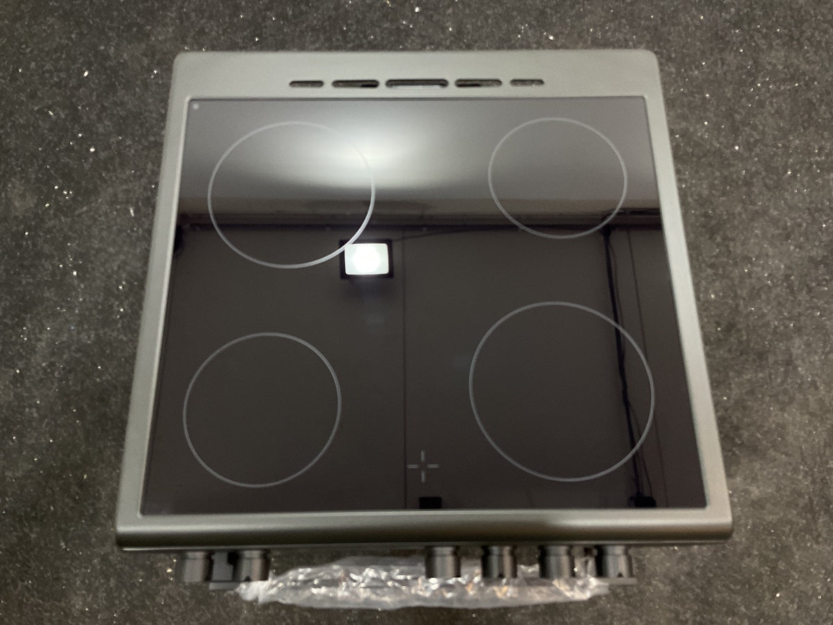 Everglades keramisch fornuis EVCK6110 - Mat Zwart