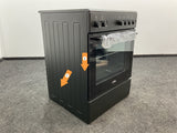 Everglades keramisch fornuis EVCK6110 - Mat Zwart